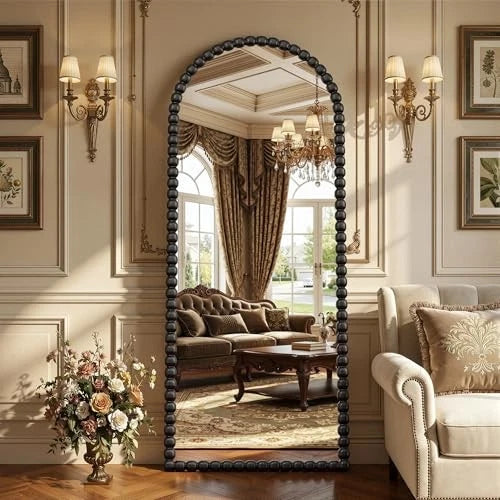 Happiness Floor Mirror – 57"x21" Vintage Full Length